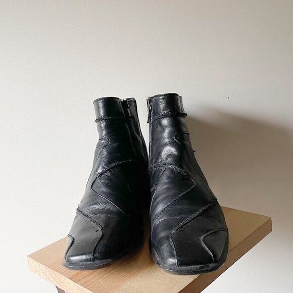 Vintage Chelsea Boots (zipper, stitching, Italian made, size 36.5) - Picture 2 of 6